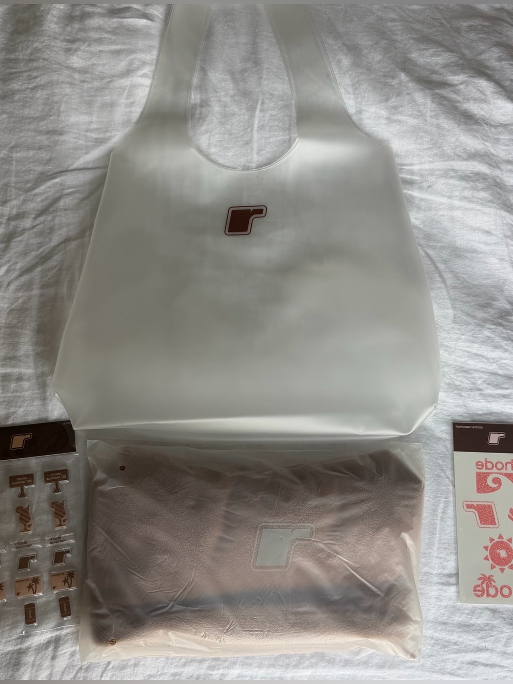 NWT Rhode Terry Bag & Extras